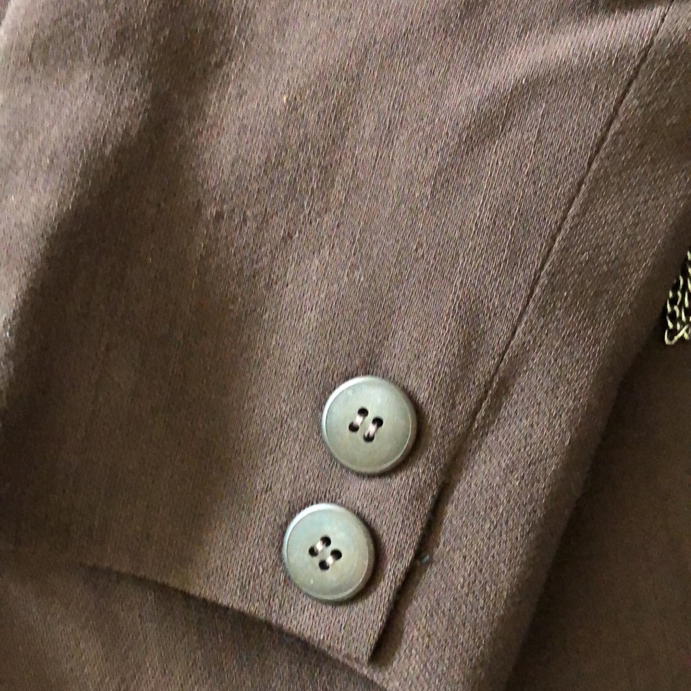Lida Baday Vintage Pure Virgin Wool Jacket / Woman’s Size 12 - Picture 6 of 8